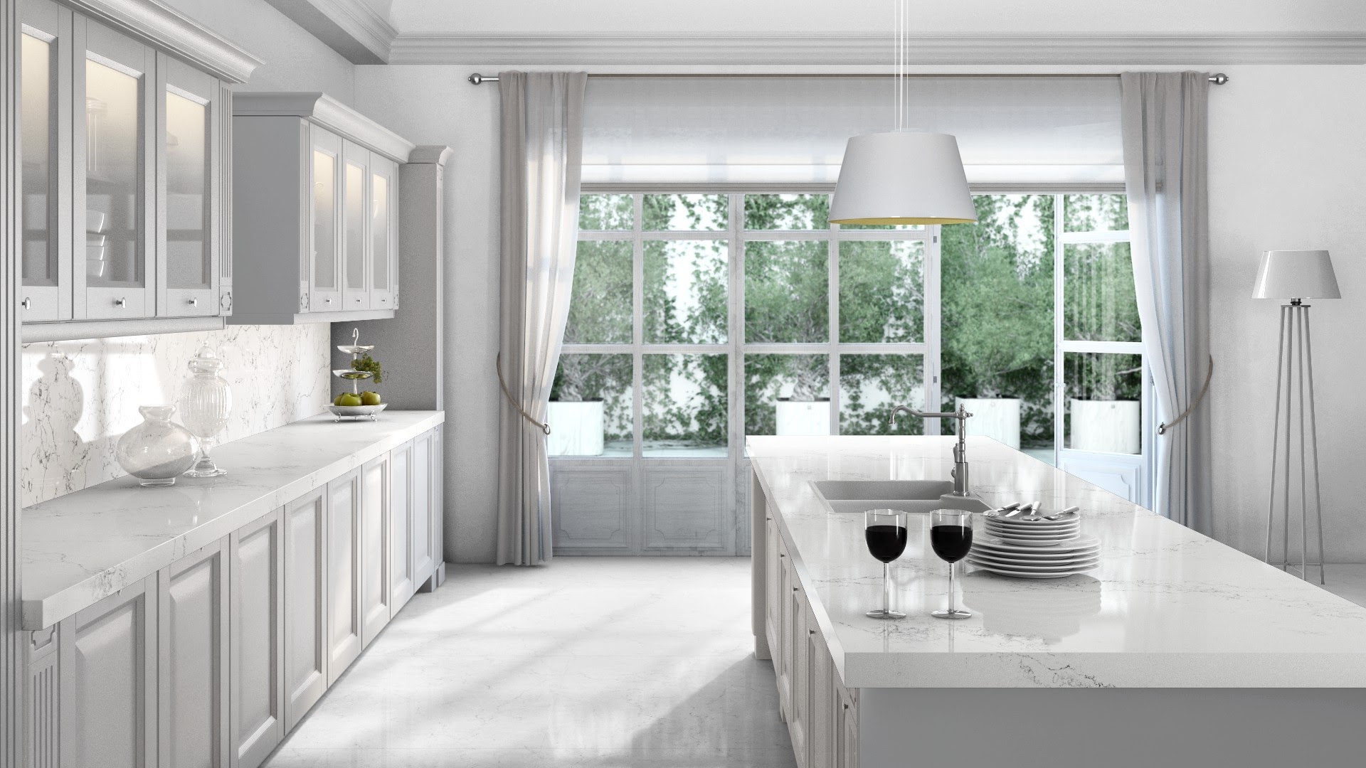 How to Choose the Right White Quartz for Kitchen Countertops
